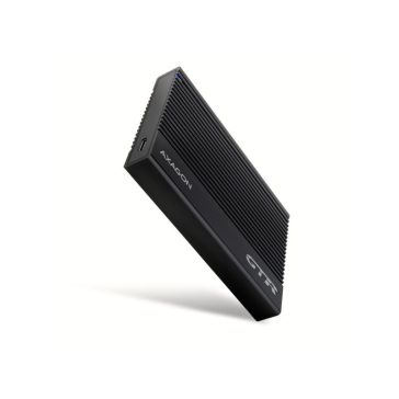 HDD ház Axagon EE25-GTR USB-C 10Gbps RIBBED box