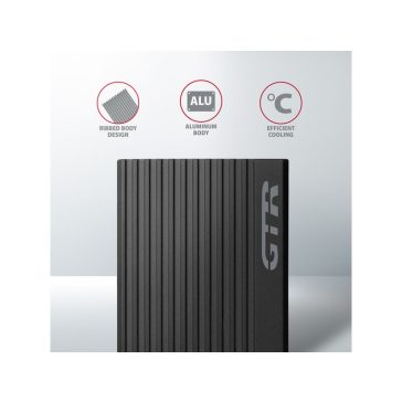 HDD ház Axagon EEM2-GTR SUPERSPEED+ USB-C - NVME M.2 fekete