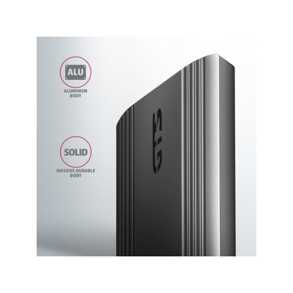 SSD ház AXAGON EEM2-GTS2 USB-C 10Gbps M.2 NVMe és SATA SSD, vékony, csavar nélküli