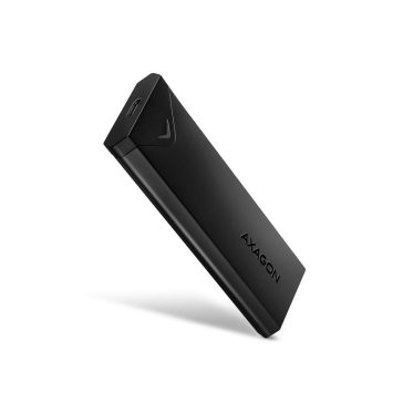   SSD ház AXAGON EEM2-UB2 USB-C 3.2 Gen 2 NVMe M.2 doboz fekete