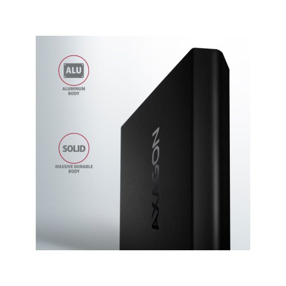 SSD ház AXAGON EEM2-UB2 USB-C 3.2 Gen 2 NVMe M.2 doboz fekete