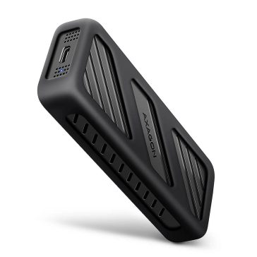   Axagon EEM2-20G USB-C M.2 NVMe külső ház, 20Gbps, alumínium, fekete
