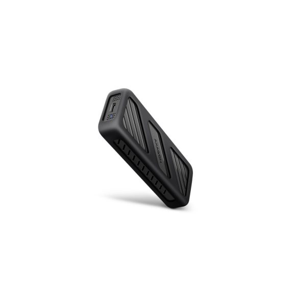 Axagon EEM2-20G USB-C M.2 NVMe külső ház, 20Gbps, alumínium, fekete