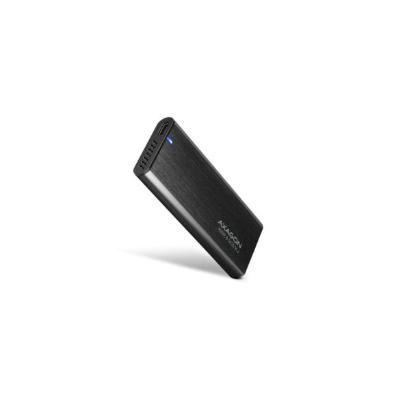 HDD ház Axagon EEM2-SB2 SUPERSPEED+ USB-C - M.2 NVME & SATA SSD, fekete