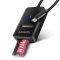 Axagon ADM2-CM USB-C 10Gbps - M.2 NVMe és SATA SSD adapter
