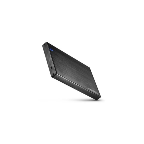 Axagon EE25-XA6C USB-C 2.5" HDD/SSD külső ház, 5Gbps, alumínium, fekete