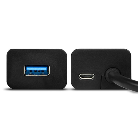 Axagon HUE-S2B USB hub, 4 port, USB 3.2 Gen 1, gyorstöltés 2A, fekete