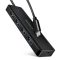 Axagon HUE-C1C USB-C hub, 4x USB-A, 5Gbps, külső táp támogatás, fekete