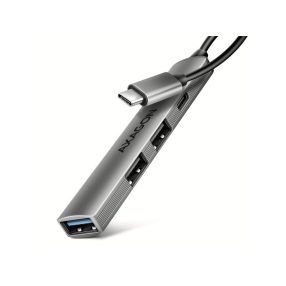   HUB AXAGON HUE-STC 1x USB3.2 Gen 1, 2x USB2.0, 1x USB-C 2.0, ALU, 12cm Type-C kábel