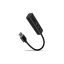 HUB AXAGON HMA-CR3A 3x USB-A + SD/microSD, USB3.2 Gen 1, 20cm USB-A cablem, Fém