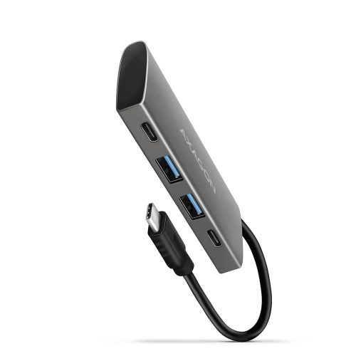 Axagon HMC-4G2 USB-C hub, 4 port, USB 3.2 Gen 2 10Gbps, alumínium