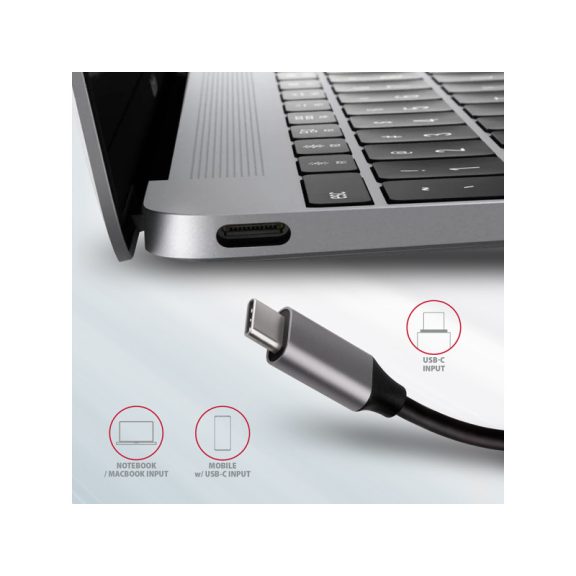 HUB AXAGON HMC-6M2 HUB, USB 3.2 Gen 1, M.2 SATA, SATA 6G, UASP, HDMI