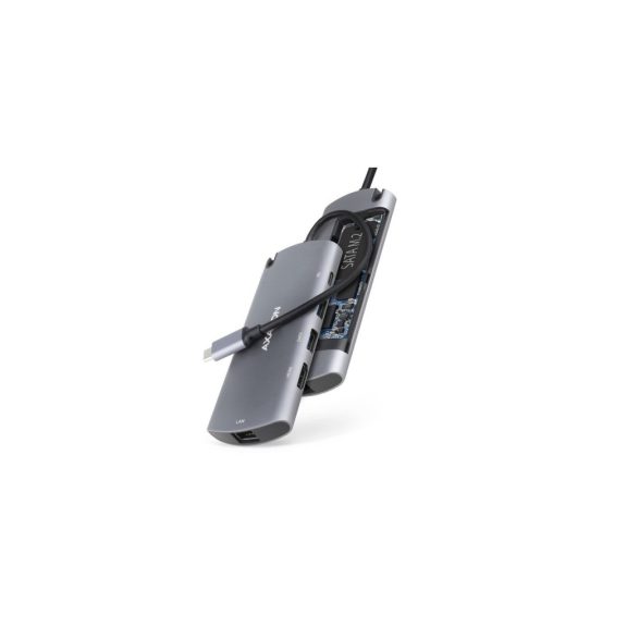 HUB AXAGON HMC-6M2 HUB, USB 3.2 Gen 1, M.2 SATA, SATA 6G, UASP, HDMI