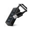 HUB AXAGON HUE-M1AL Mini USB-A-Hub,4x USB-A 3.2 Gen 1, silber - 1,2m