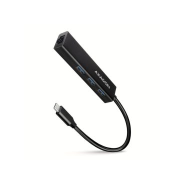HUB AXAGON HMC-GL3A USB-C-Hub, 3x USB-A, Gbit-LAN