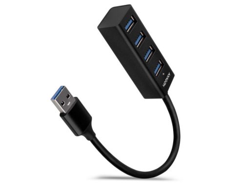 HUB USB 3.0 Axagon 4x USB 3.0 20cm Fekete