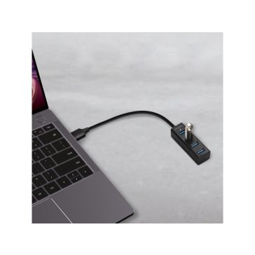 HUB USB 3.0 Axagon 4x USB 3.0 20cm Fekete