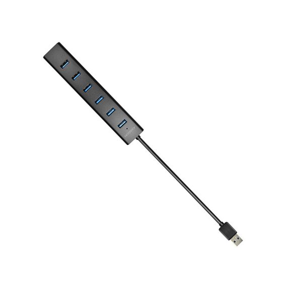 HUB AXAGON HUE-SA7BP 7xUSB3.0 CHARGING HUB+ 2A töltő