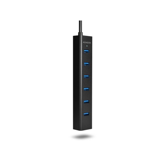 HUB AXAGON HUE-SA7BP 7xUSB3.0 CHARGING HUB+ 2A töltő