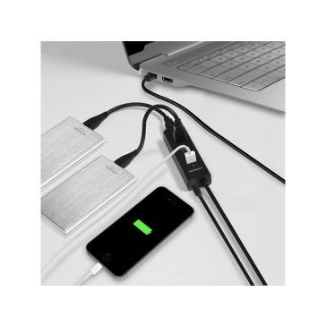AXAGON HUE-F7A SuperSpeed USB-A FLAT hub
