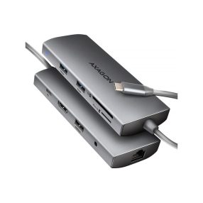 AXAGON HMC-8HLSA USB-C 5Gbps 9in1 hub