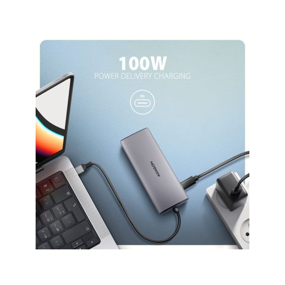 AXAGON HMC-6G2L USB-C 10Gbps 6in1 hub
