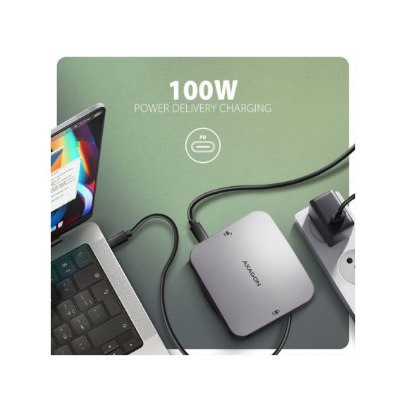 AXAGON HMC-UFO USB-C 10Gbps UFO 9in1 hub