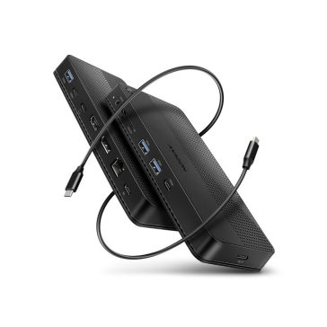 AXAGON HMC-U4 USB4 40Gbps DUAL 4K DISPLAY 12in1 dock