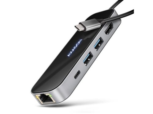 AXAGON HMC-6GLN USB-C 5Gbps GLASS 6in1 hub