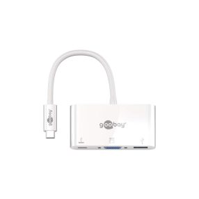   HUB USB 3.0 Goobay 62100 Type-C Multiport Adapter USB 3.0 + VGA + Type-C PD 60W