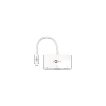   HUB USB 3.0 Goobay 62100 Type-C Multiport Adapter USB 3.0 + VGA + Type-C PD 60W