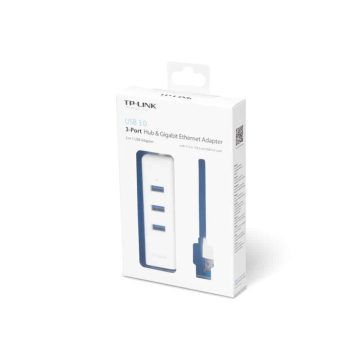 HUB USB 3.0 TP-Link UE330 3 port + Gigabit Ethernet Fehér