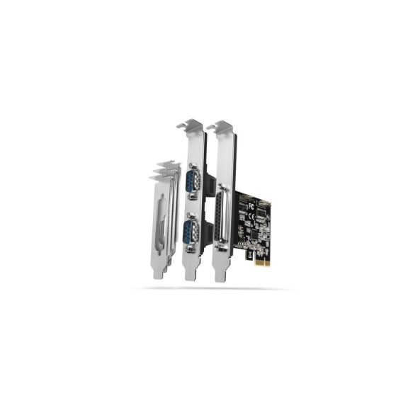 I/O bővítőkártya AXAGON PCEA-PSN PCIE 1x párhuzamos + 2x soros