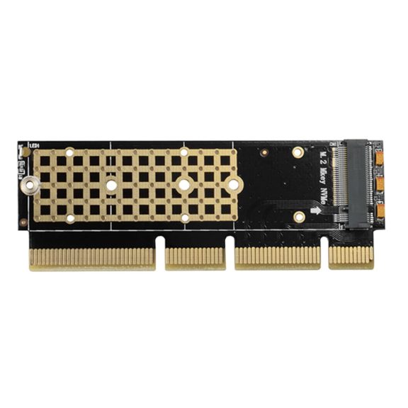 Axagon PCEM2-1U PCIe NVMe M.2 adapter, x4/x8/x16 kompatibilis, alacsony profil