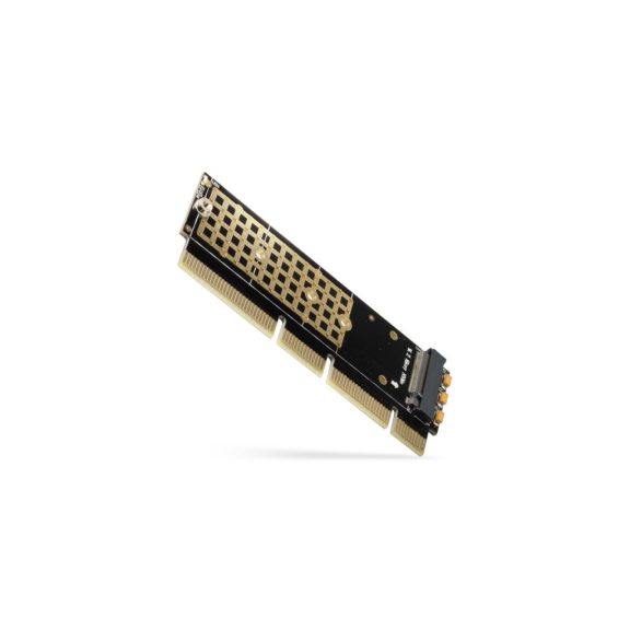 Axagon PCEM2-1U PCIe NVMe M.2 adapter, x4/x8/x16 kompatibilis, alacsony profil