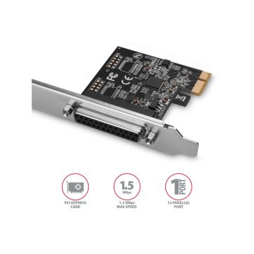   I/O bővítőkártya AXAGON PCEA-P1N 1x párhuzamos port adapter w. SP & LP