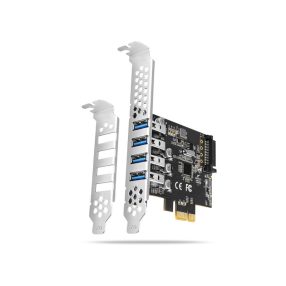   I/O bővítőkártya Axagon PCEU-43RS PCIE CONTROLLER 4x USB 3.2 gen1, UASP, LP.