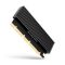 Axagon PCEM2-XS PCIe NVMe M.2 adapter, alumínium hűtőbordával, PCIe x16, fekete