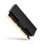 Axagon PCEM2-XS PCIe NVMe M.2 adapter, alumínium hűtőbordával, PCIe x16, fekete
