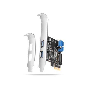   I/O bővítőkártya AXAGON PCEU-232RS PCIe vezérlő 2x ext. + 2x int. USB 5Gbps
