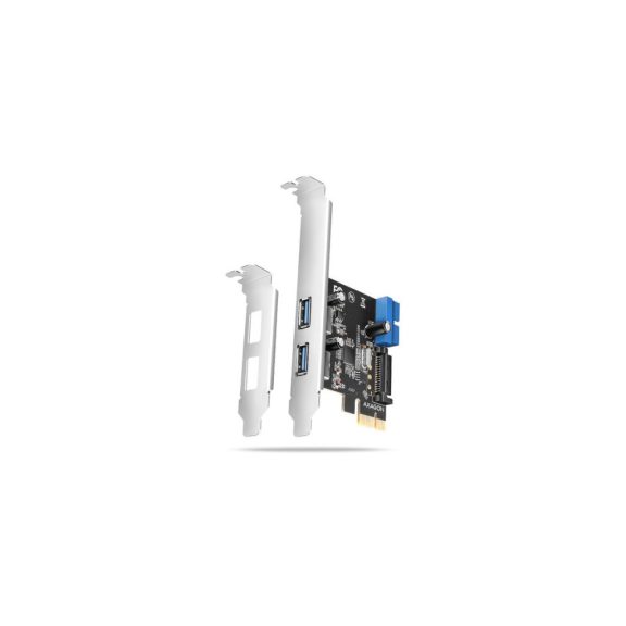 I/O bővítőkártya AXAGON PCEU-232RS PCIe vezérlő 2x ext. + 2x int. USB 5Gbps