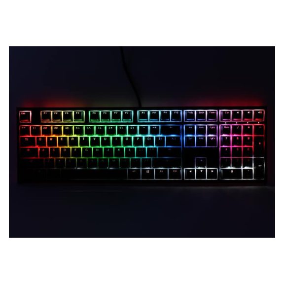 Billentyűzet Ducky ONE 2 RGB Full Size MX Blue RGB LED Angol (US) Fekete