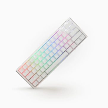 Ducky One 3 Mini RGB mechanikus billentyűzet fehér színben, magyar kiosztással