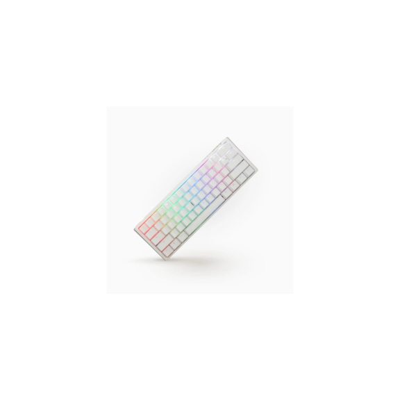 Ducky One 3 Mini RGB vezetékes mechanikus billentyűzet MX Clear kapcsolóval, magyar kiosztás, fehér