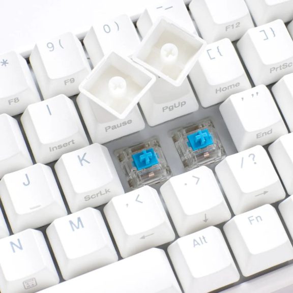 Ducky One 3 SF RGB vezetékes mechanikus billentyűzet MX Brown kapcsolóval, magyar kiosztás, fehér