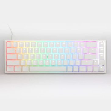  Ducky One 3 SF RGB vezetékes mechanikus billentyűzet MX Red kapcsolóval, magyar kiosztás, fehér