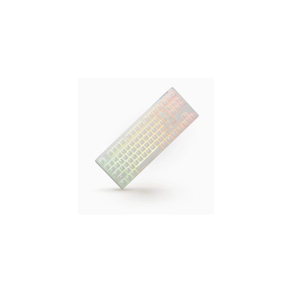 Ducky One 3 TKL RGB vezetékes mechanikus billentyűzet MX Brown kapcsolóval, magyar kiosztás, fehér