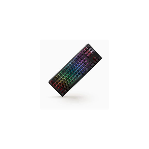 Ducky One 3 TKL RGB vezetékes mechanikus billentyűzet MX Blue kapcsolóval, magyar kiosztás, fekete