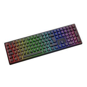   Billentyűzet Ducky Zero 6108 Classic Black Wireless Gaming, ISO / Német, MX2A Blue