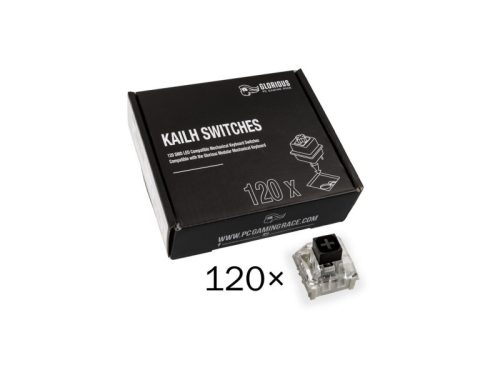 Billentyűzet kiegészítő Glorious Kailh Box Black Switch Lineáris Halk (120db)